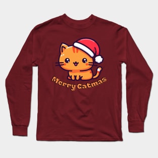 Catmas Christmas Cat Long Sleeve T-Shirt